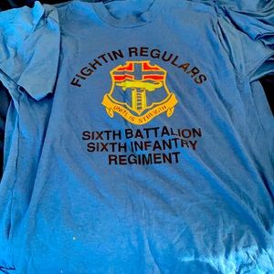 Royal blue Fightin Regulars tshirt